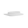 Scudo Linea Curve 600mm Wall-Hung Vanity Unit - Sonoma Oak