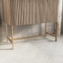 Scudo Linea Curve 900mm Wall-Hung Vanity Unit - Sonoma Oak