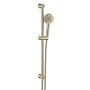 Scudo Concealed Riser Rail - Brushed Brass