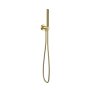 Scudo Shower Handset with Outlet & Holder - Brushed Brass