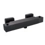 Scudo Square Exposed Thermostatic Bar Valve - Matt Black