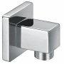 Scudo Square Outlet Shower Elbow - Chrome
