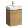 Laufen Base 2.0 450 x 340mm 1 Door Right Hand Vanity Unit (for Pro S Basin) - Wild Oak