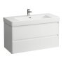 Laufen Base 2.0 1050 x 450mm 2 Drawer Vanity Unit (for Pro S Basin) - Gloss White