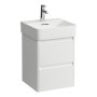 Laufen Base 2.0 450 x 400mm 2 Drawer Vanity Unit (for VAL Basin) - Matt White