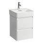Laufen Base 2.0 450 x 400mm 2 Drawer Vanity Unit (for VAL Basin) - Gloss White