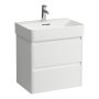 Laufen Base 2.0 600 x 400mm 2 Drawer Vanity Unit (for VAL Basin) - Matt White