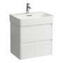 Laufen Base 2.0 600 x 400mm 2 Drawer Vanity Unit (for VAL Basin) - Gloss White