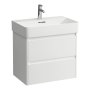 Laufen Base 2.0 650 x 400mm 2 Drawer Vanity Unit (for VAL Basin) - Matt White