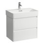 Laufen Base 2.0 650 x 400mm 2 Drawer Vanity Unit (for VAL Basin) - Gloss White