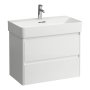 Laufen Base 2.0 750 x 400mm 2 Drawer Vanity Unit (for VAL Basin) - Gloss White