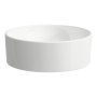 Laufen Savoy 380mm Round 0 Tap Hole Countertop Basin without Overflow - White