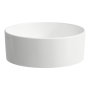 Laufen Savoy 420mm Round 0 Tap Hole Countertop Basin without Overflow - Matt White