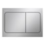 Laufen Ineo Air Dual Flush Plate - Matt Chrome