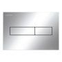 Laufen Ineo Horizon Dual Flush Plate - Chrome
