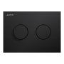 Laufen Ineo Groove Dual Flush Plate - Matt Black