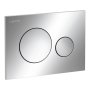 Laufen Ineo Moon Dual Flush Plate - Chrome