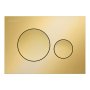Laufen Ineo Moon Dual Flush Plate - Matt Gold