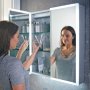Scudo Mia 800 x 700mm LED Mirror Cabinet