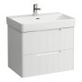 Laufen Juna 700 x 450mm 2 Drawer Vanity Unit (for Pro S Basin) - Matt White