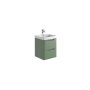 Scudo Ella 500mm Wall-Hung Unit - Green