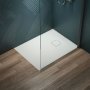Ideal Standard UltraFlat Evo 900 x 700mm Shower Tray - Silk White