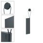 Keuco Glass Wiper Squeegee with Wall Mounting Adhesive - Grey