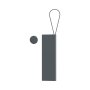 Keuco Glass Wiper Squeegee with Wall Mounting Adhesive - Grey