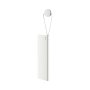 Keuco Glass Wiper Squeegee with Wall Mounting Adhesive - White
