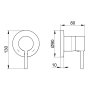 Keuco IXMO Single Lever Mixer DN 15 (Soft Round Rosette) - Chrome