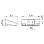 Keuco Aveno Open Toilet Roll Holder - Matt Black