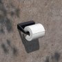 Keuco Aveno Open Toilet Roll Holder - Matt Black