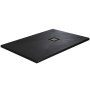 Just Trays Naturals 1800 x 800mm Stone Rectangular Shower Tray - Graphite Grey
