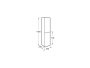 Roca Extra Tall Column Unit - Onyx