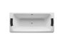 Roca Lun Plus 1700 x 750mm Rectangular Steel Bath with Anti-Slip Base