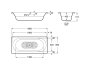 Roca Duo Plus 1800 x 800mm Double-Ended Rectangular Steel Bath with Anti-Slip Base