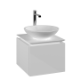 Villeroy & Boch Legato 450mm 1 Drawer Vanity Unit - Gloss White