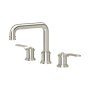 Perrin & Rowe Armstrong Dual Lever Basin Mixer - Pewter