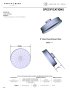 Perrin & Rowe Armstrong 200mm Shower Rose - Gold