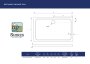 Scudo Eco-Stone 900 x 800mm Rectangular Shower Tray
