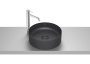 Roca Terra 390mm Round Countertop Basin - Matt Black