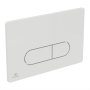 Ideal Standard Oleas M1 White Mechanical Dual Flushplate - Stock Clearance