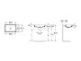 Roca The Gap Square 600mm 0 Taphole Inset Basin