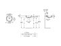 Roca The Gap Round 400mm 1 Taphole Inset Basin