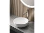 Roca Bol 380mm Round 0 Taphole Countertop Basin - White