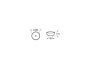 Roca Bol 380mm Round 0 Taphole Countertop Basin - Matt White