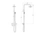 Roca Victoria-T Thermostatic Shower Column - Matt Black