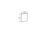 Roca Eidos 1000mm Mirror with LED Lighting