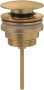 Villeroy & Boch Push-To-Open Basin Waste - Brushed Gold - Stock Clearance