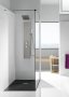 Roca Essential Hydromassage Thermostatic Shower Column - Chrome